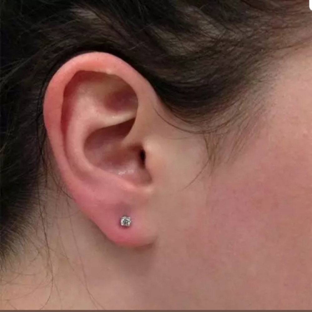 1/3 ctw 14k White Gold Diamond Stud Earrings
